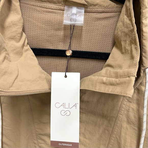CALIA by Carrie Underwood Tan Hooded Utility Jacket NWT Size: XXL - Picture 4 of 7